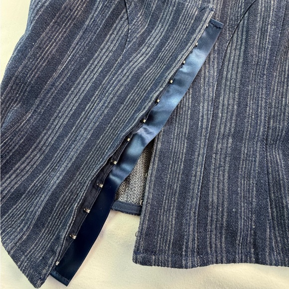 Revolve Lioness Denim Pin Striped Corset Size Small NWT - Picture 14 of 14
